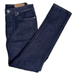 Burberry Womens Size 27 Skinny Mid Rise Dark Indigo Jeans $650 NWT‎